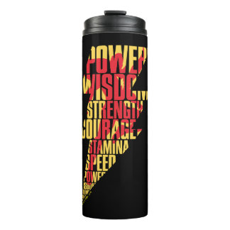 SHAZAM! | Shazam Abilities Lightning Graphic Thermal Tumbler