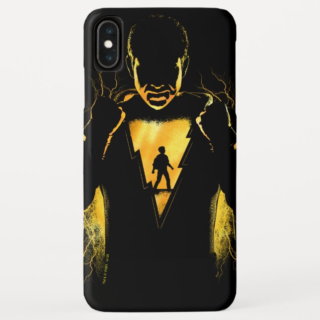 SHAZAM! | Shazam and Billy Lightning Silhouette Case-Mate iPhone Case (Back)