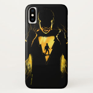 SHAZAM! Shazam and Billy Lightning Silhouette iPhone X Case