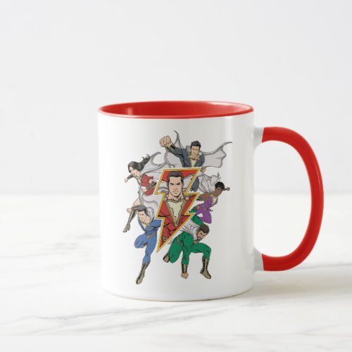 SHAZAM  Shazam Family Graphic Mug