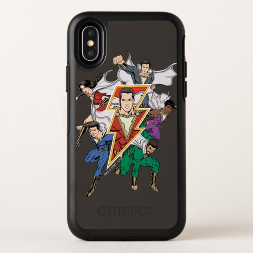 SHAZAM  Shazam Family Graphic OtterBox Symmetry iPhone X Case