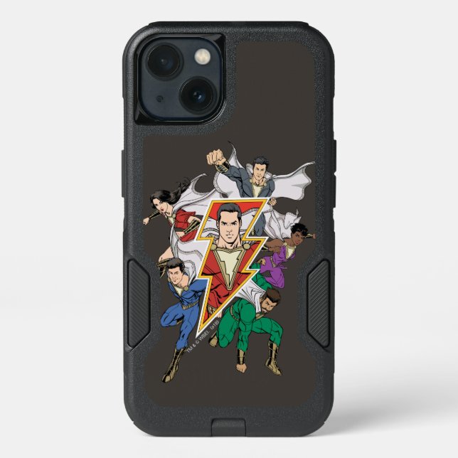 SHAZAM! | Shazam Family Graphic Otterbox iPhone Case (Back)