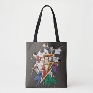 SHAZAM! Shazam Family Graphic Tote Bag