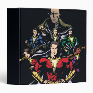 SHAZAM! Shazam Family Vs. Dr. Sivana 3 Ring Binder