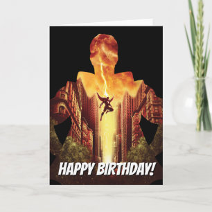 SHAZAM! Shazam Sunset Silhouette Card