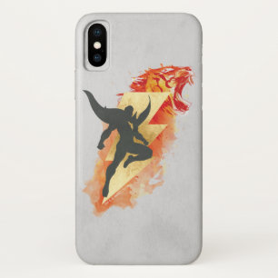 SHAZAM! Shazam Tiger & Lightning Graphic iPhone X Case