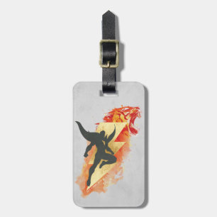 SHAZAM!   Shazam Tiger & Lightning Graphic Luggage Tag
