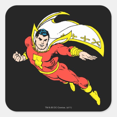 Shazam Soaring Square Sticker