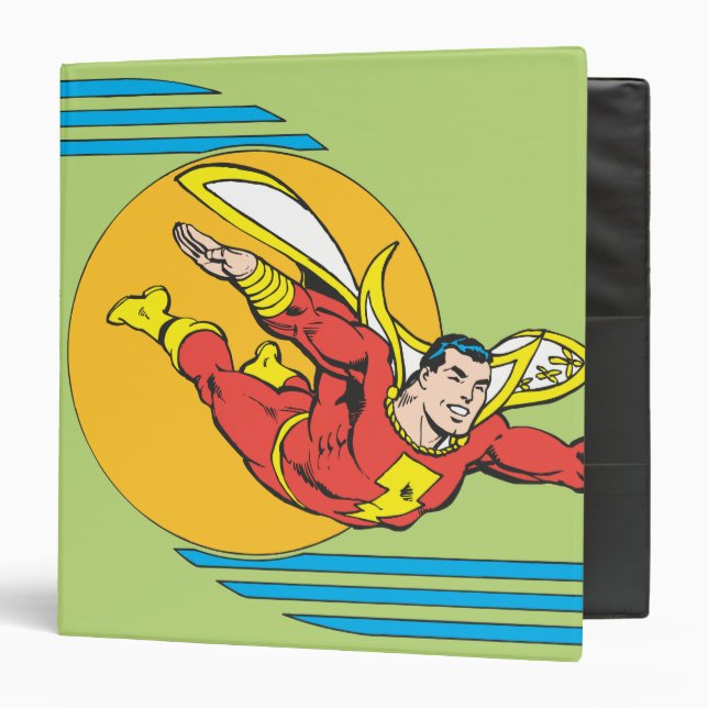 SHAZAM Soars 3 Ring Binder (Front/Inside)