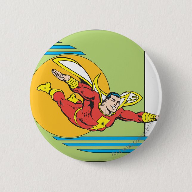 SHAZAM Soars Button (Front)