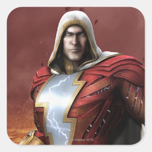 Shazam Square Sticker