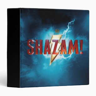 SHAZAM! Theatrical Logo 3 Ring Binder