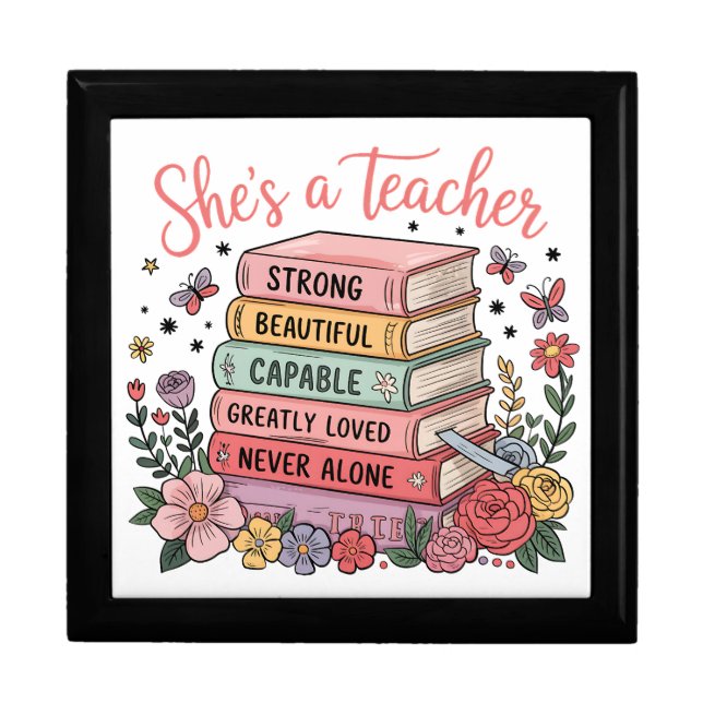 She a Teacher Gift Box (Front)