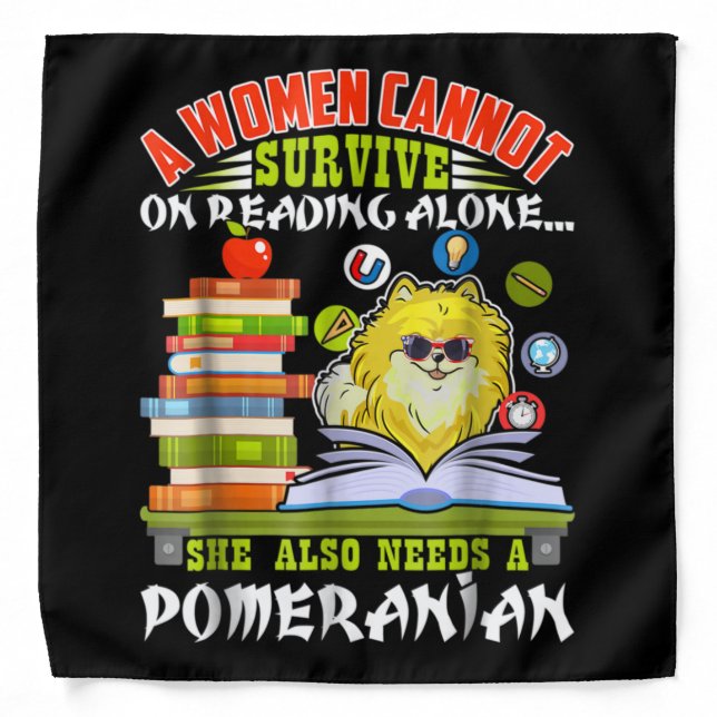 She also needs a Pomeranian Bandana (Front)