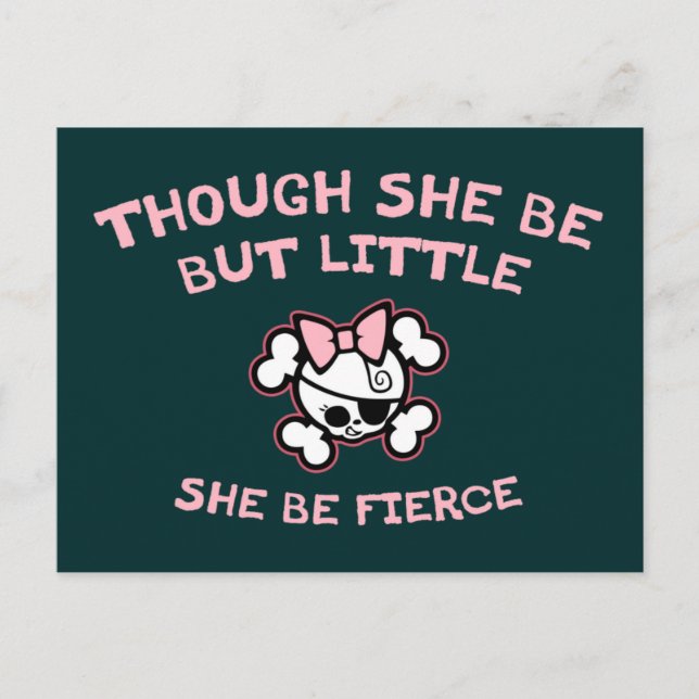 She Be Fierce Postcard (Front)