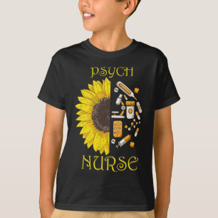 She Became A Psych Nurse Psychiatric Nursing Menta T-Shirt