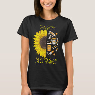 She Became A Psych Nurse Psychiatric Nursing Menta T-Shirt