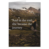 She Became the Journey (Front)