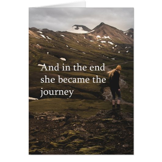 She Became the Journey Cards (Front)