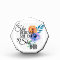 She Believed (Floral) - Award, Paperweight