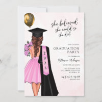 She Believed She Could Graduation Party