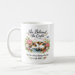 She Believed She Could Motivational for Co-Worker Coffee Mug