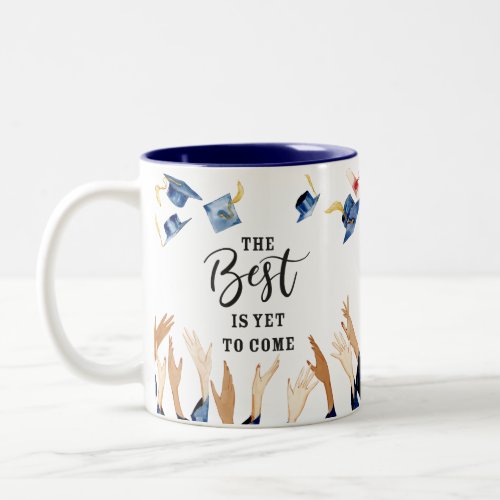 She Believed She Could Personalized Graduation  Co Two_Tone Coffee Mug