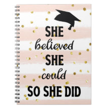 She Believed She Could So She Did Graduation Gift