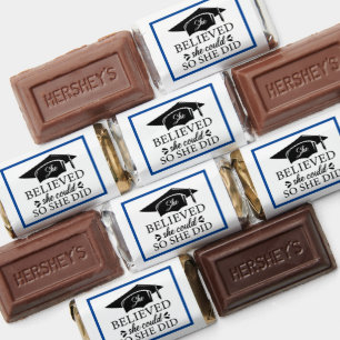 She Believed She Could So She Did Graduation  Hers Hershey's Miniatures