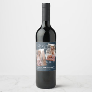 She believed she could so she did graduation wine  label