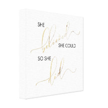 She Believed She Could Art Wall Decor Zazzle