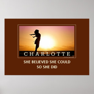 She Believed | Could She Zazzle Posters Prints 