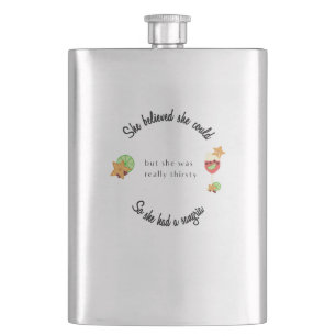 She Believed She Could So She Had a Sangria Flask