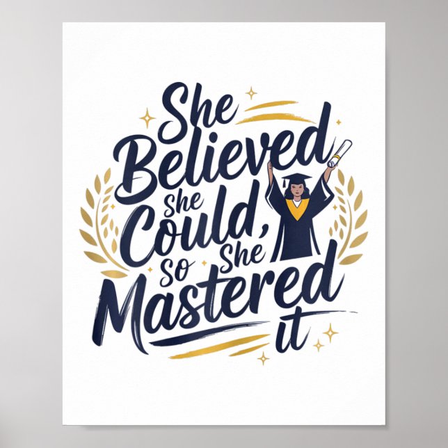 She Believed She Could So She Mastered It 2025 Sen Poster (Front)