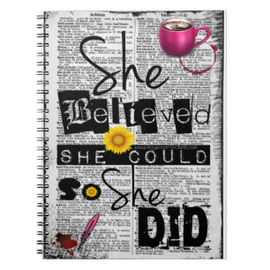 She Believed She Could Spiral Journal