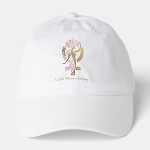 She Blooms Anyway Floral Venus Symbol Women's Day Hat
