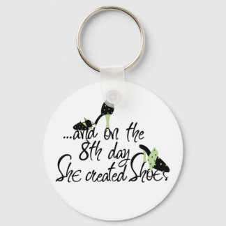 She Created Shoes Keychain