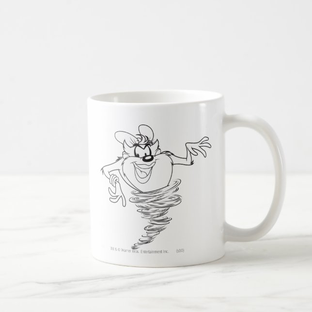 She-Devil Black and White Coffee Mug (Right)