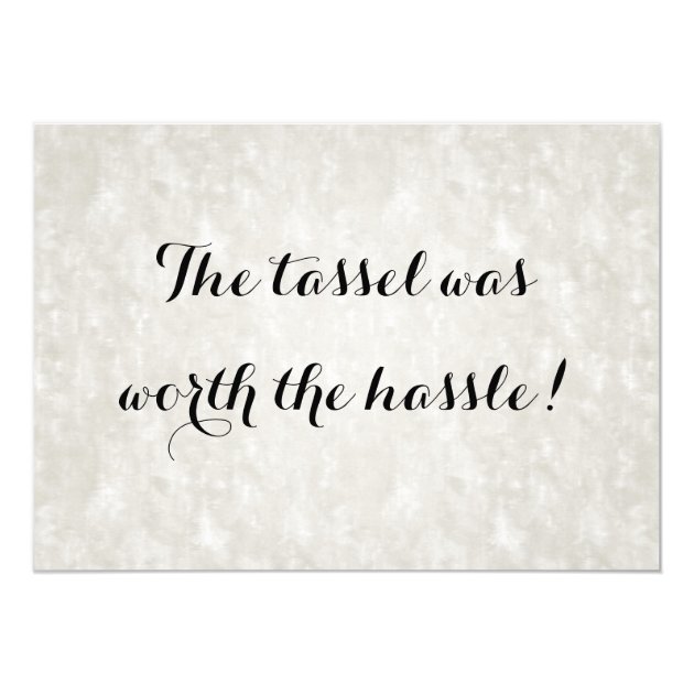 She Did It Tassel College Graduation Card