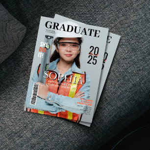 She dit it  engineering magazine photo graduation  invitation