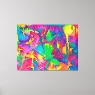 She Endures Bright Butterfly Canvas Print