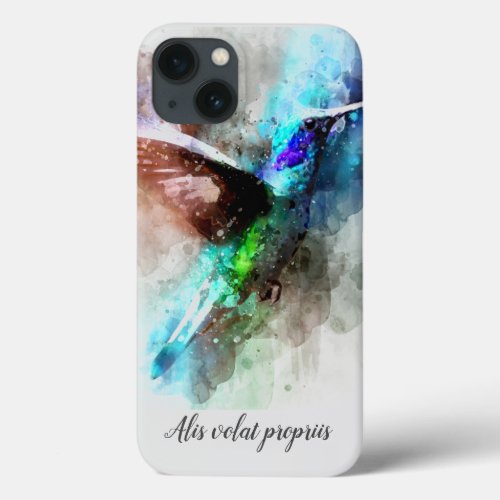 She flies with her own wings _ Alis volat propriis iPhone 13 Case