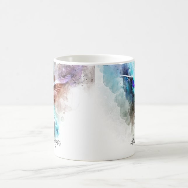 She flies with her own wings - Alis volat propriis Coffee Mug