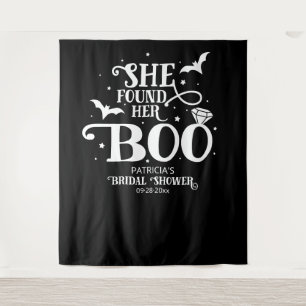 She Found Her Boo Halloween Bridal Shower Backdrop