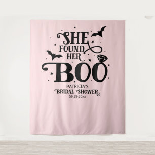 She Found Her Boo Halloween Bridal Shower Backdrop