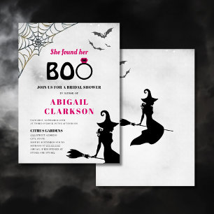 She Found Her Boo Halloween Bridal Shower Invitation