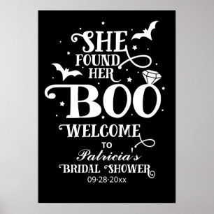 She Found Her Boo Halloween Bridal Shower Sign