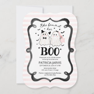 She Found Her Boo QR Code Bridal Shower Invitation