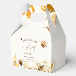 She found her honey Bee bridal shower Favor Boxes