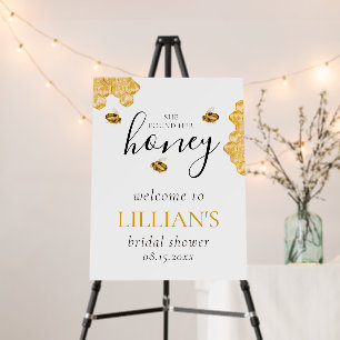 She Found Her Honey Bee Bridal Shower Welcome Sign
